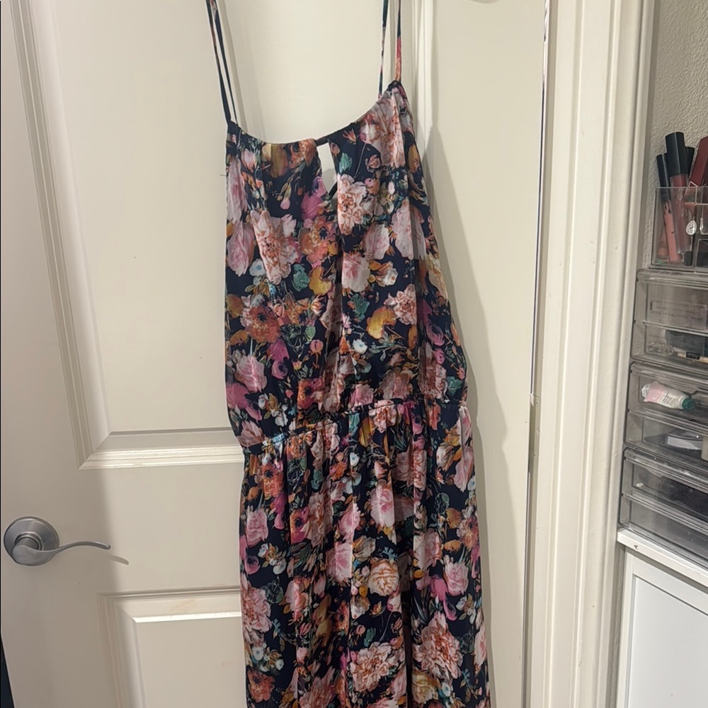 Floral Sleeveless Maxi Dress